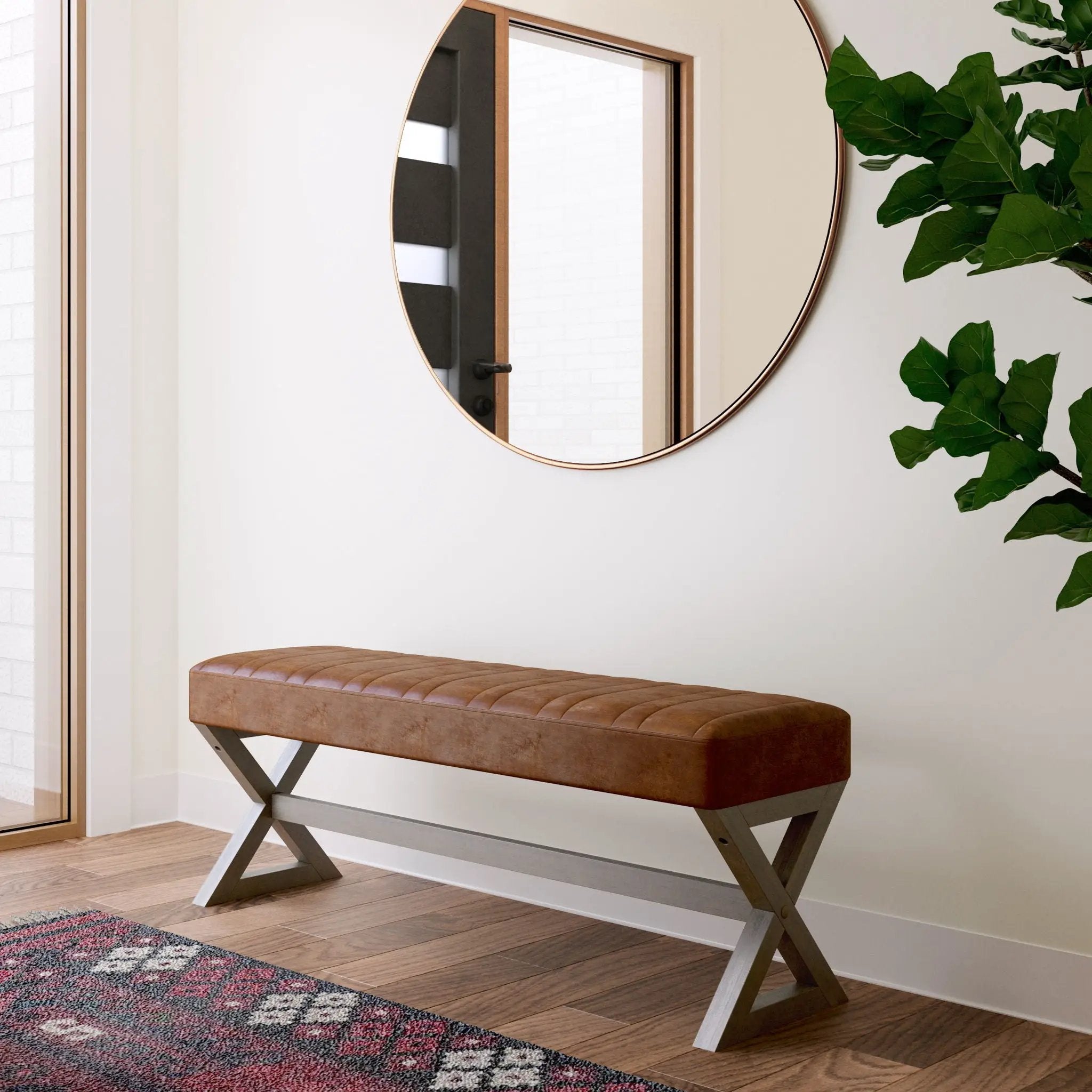 Salinger - Large Upholstered Ottoman Bench by Unique Piece Furniture