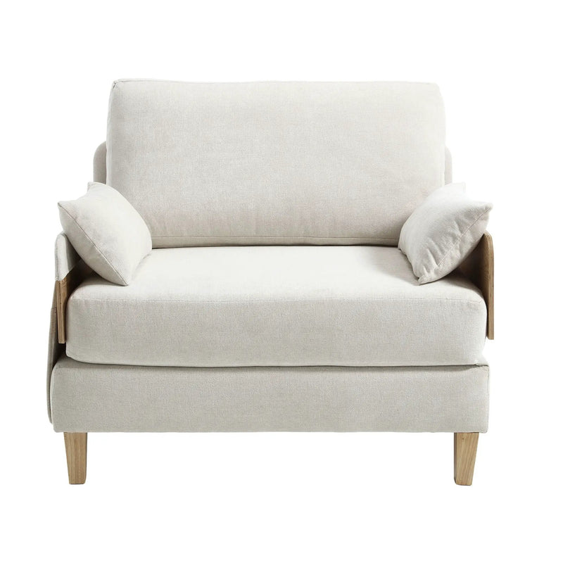 Mid Century Modern Foldable Sofa Bed, 3 In 1 Convertible Sleeper With 3 Pillows