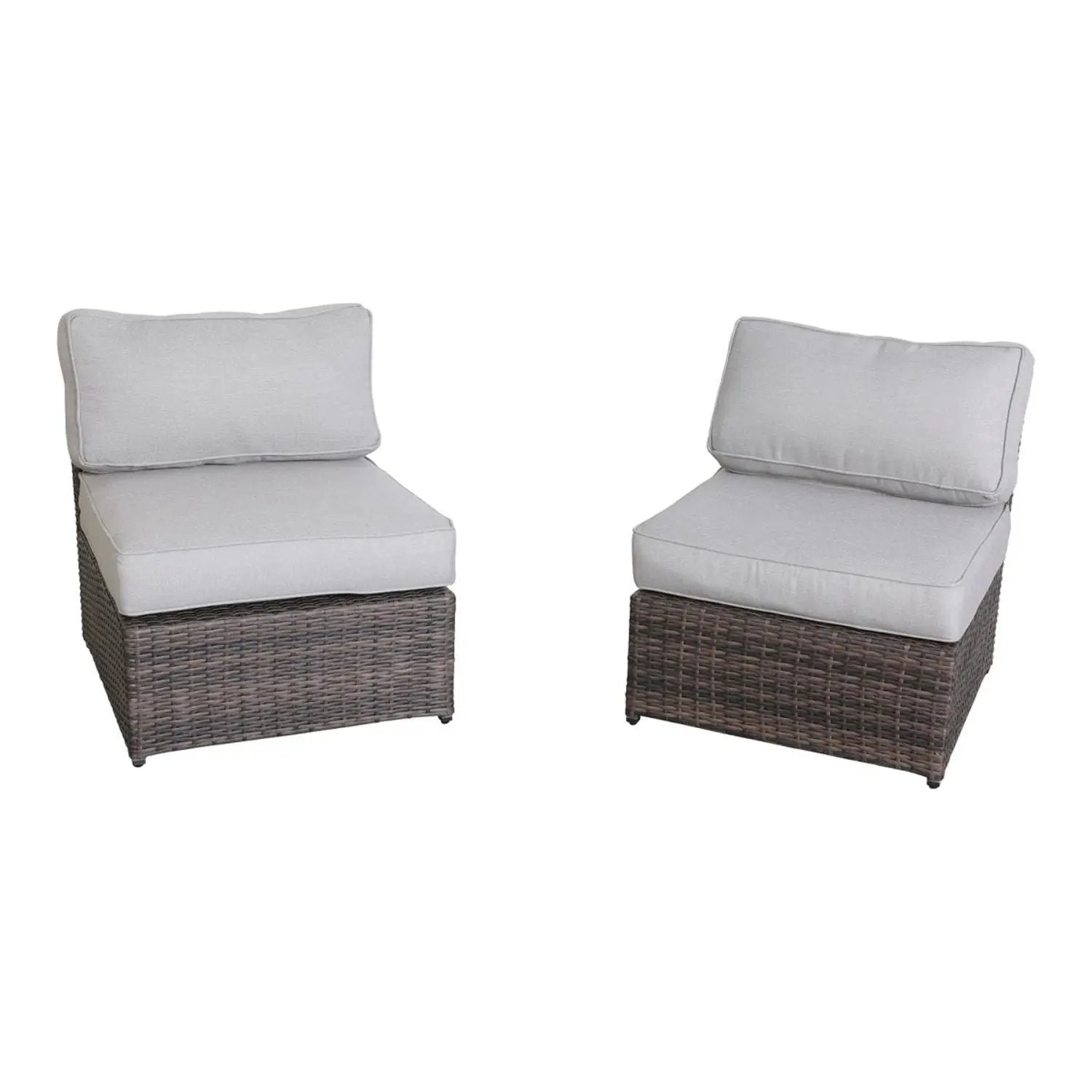 Comfortable Modern Patio Rattan Sectional Set With Cushions by Unique Piece Furniture