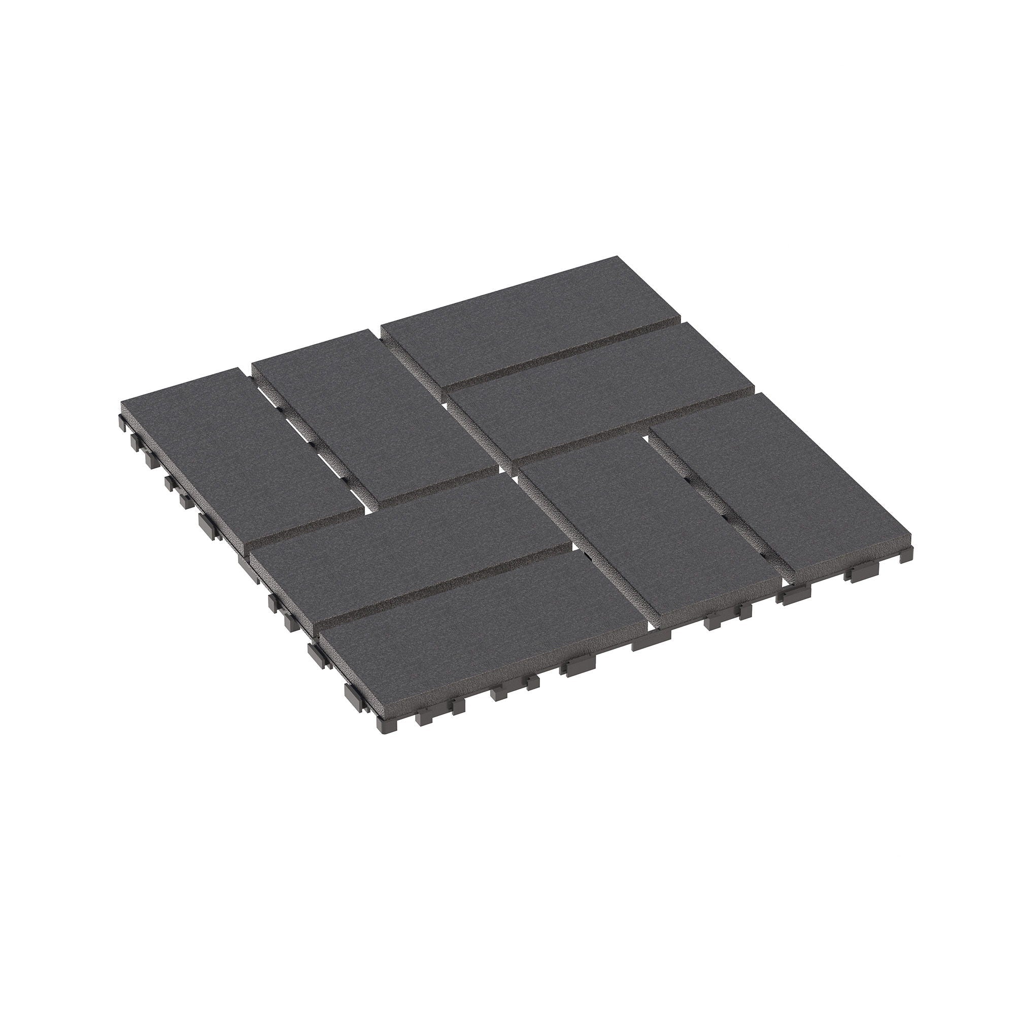 Plastic Interlocking Deck Tiles Patio Deck Tiles Waterproof Outdoor Use by HouseOfZazla