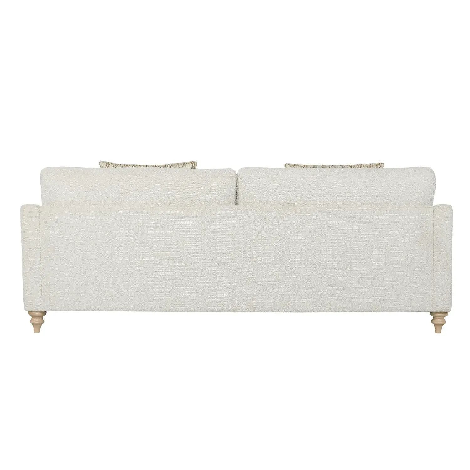 Sofa Single Reverable Cushion With 2 Pillows - Off White by Unique Piece Furniture
