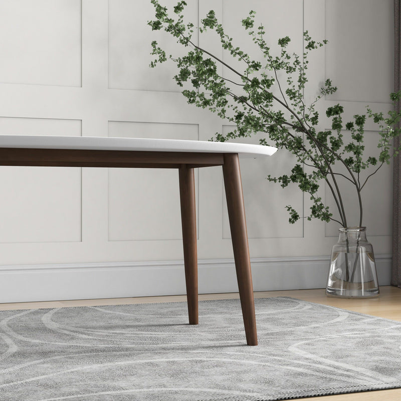 Ada - Mid-Century Modern Style Oval Dining Table by HouseOfZazla