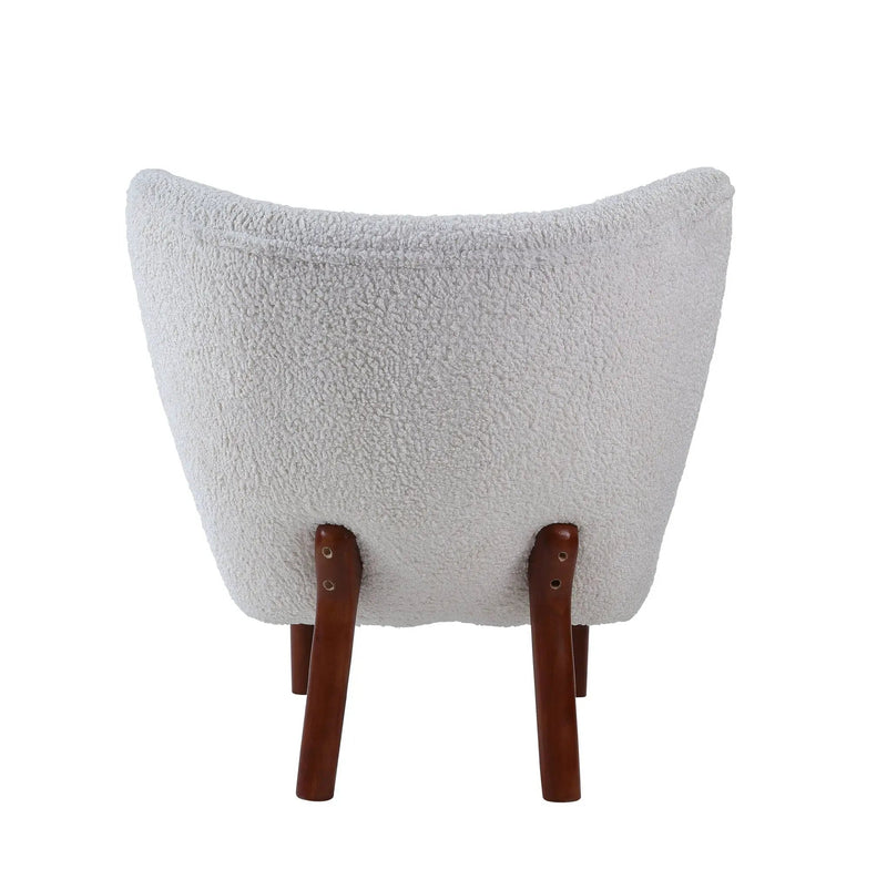 Zusud - Teddy Sherpa Accent Chair - White by Unique Piece Furniture