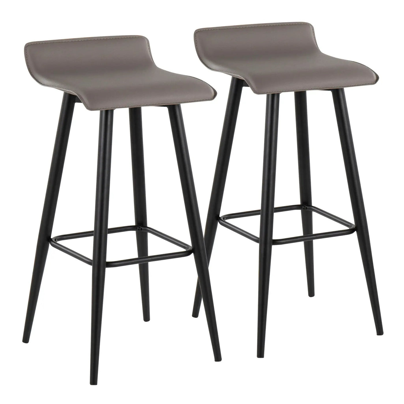 Ale - Contemporary Fixed Height Bar Stool (Set of 2) by HouseOfZazla