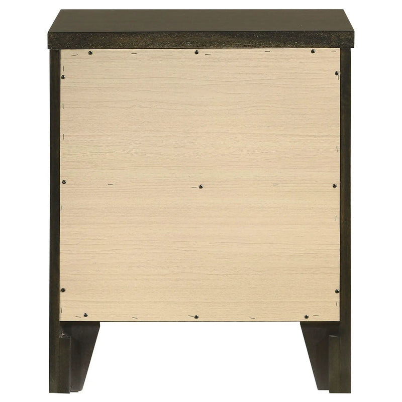 Clement - 2 Drawer Nightstand Bedside Table - Espresso