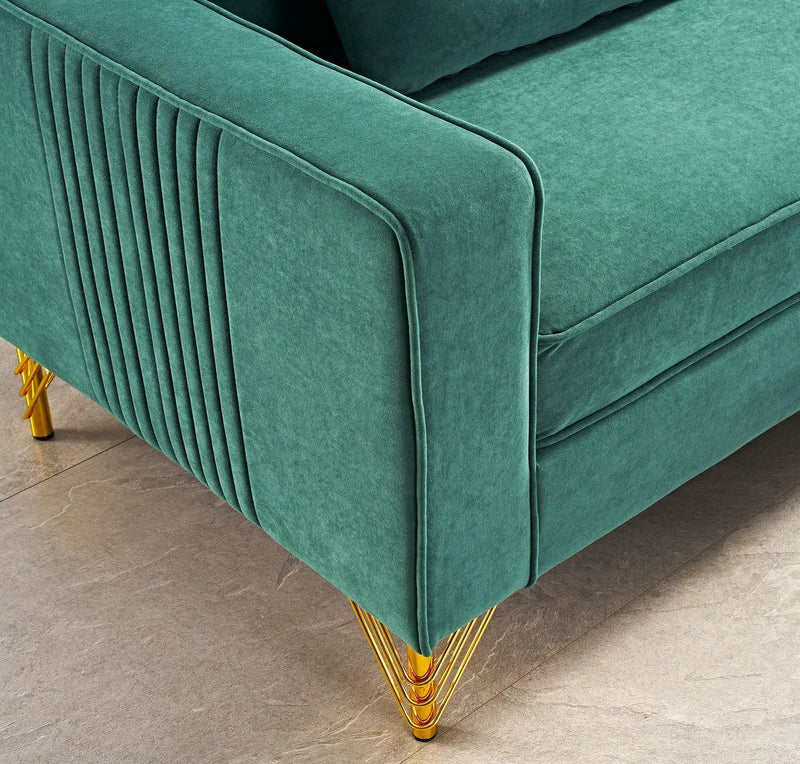 Aesthetic 3 Seater Couch With Classic Modern Appeal And Luxurious Soft Comfort by HouseOfZazla