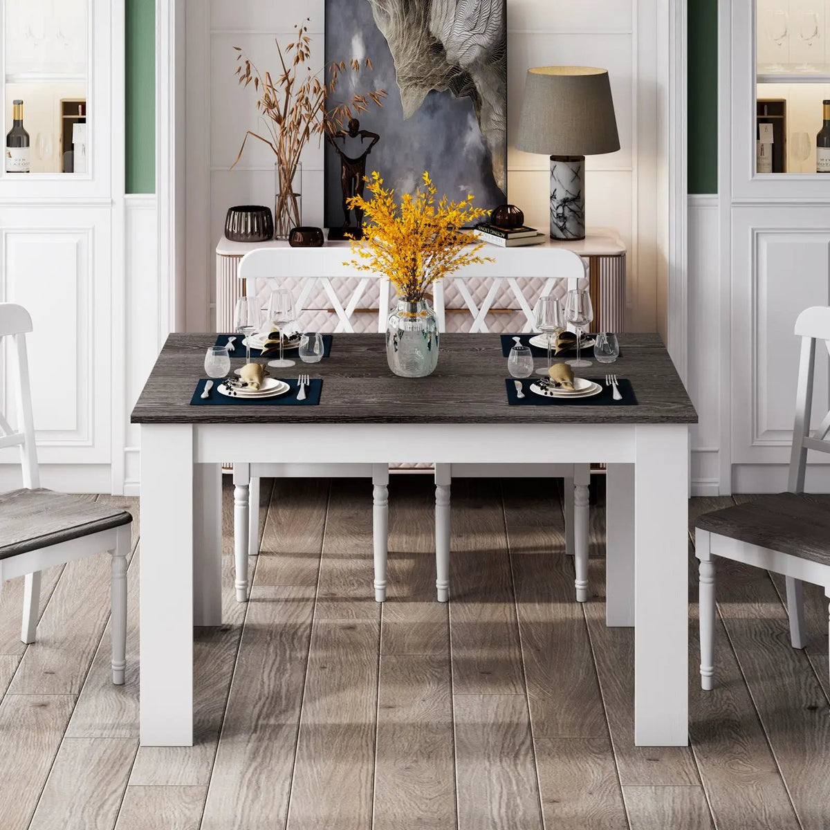 47 Inches Dining Table for Kitchen and Dining Room by DirectDeals
