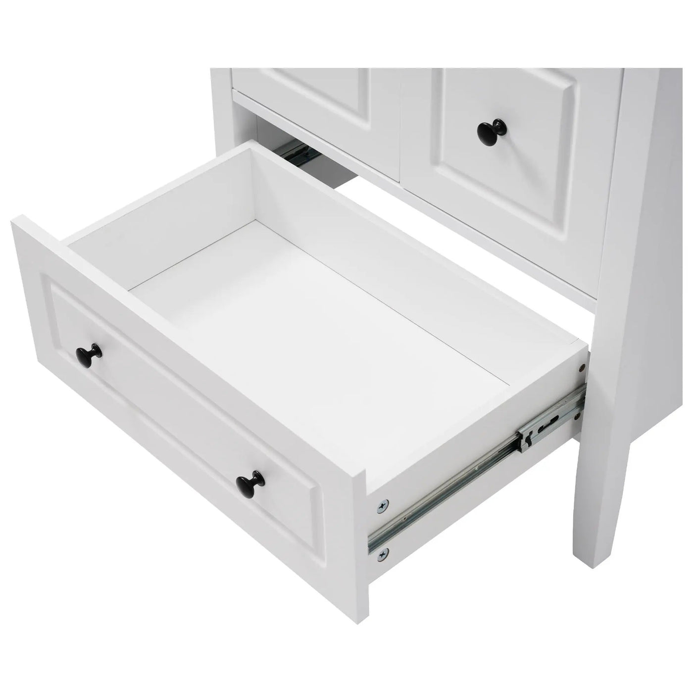 Retro Bathroom Vanity With Sink, Soft Closing Cabinet & Drawers by HouseOfZazla