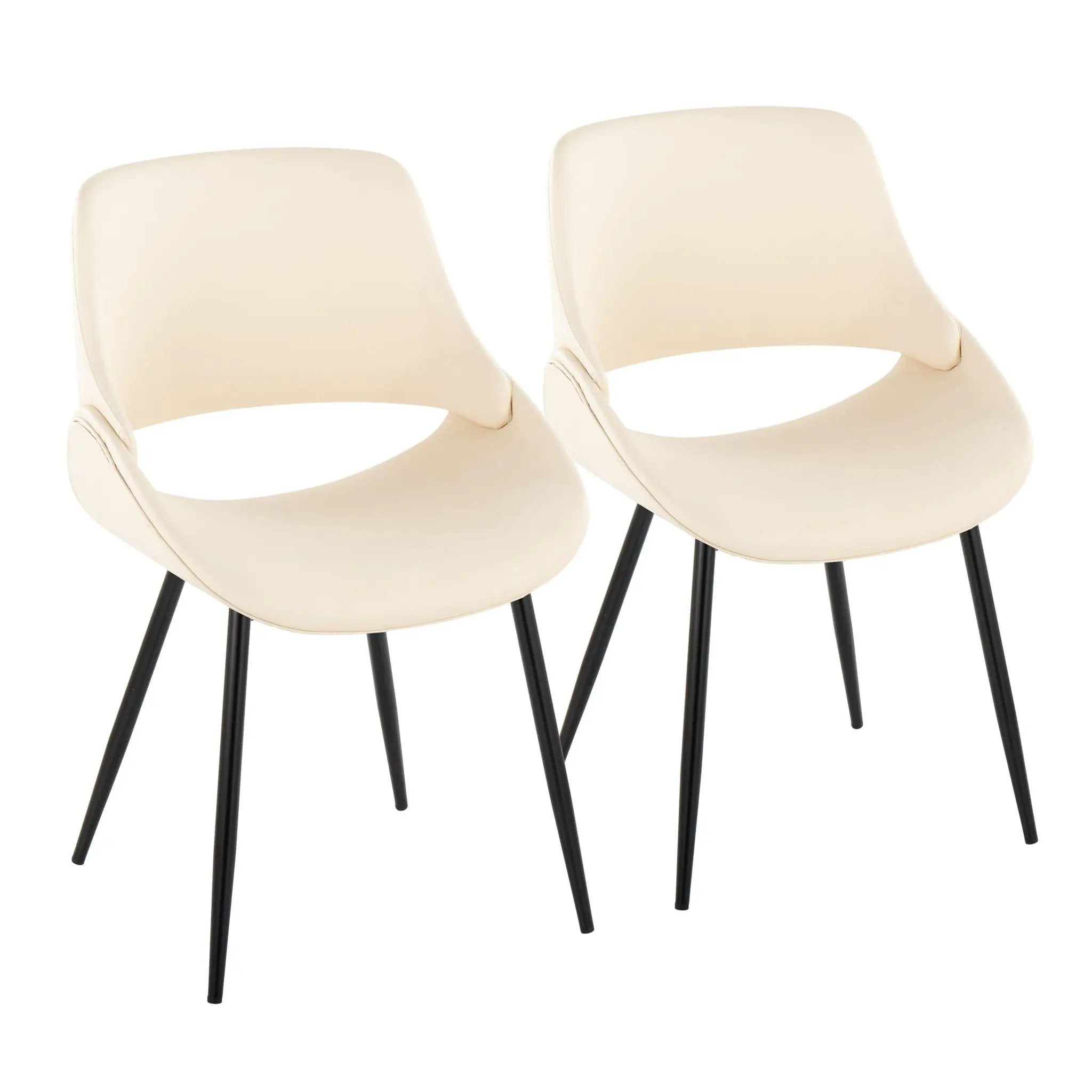 Fabrico - Mid-Century Modern Dining Chair (Set of 2) by HouseOfZazla