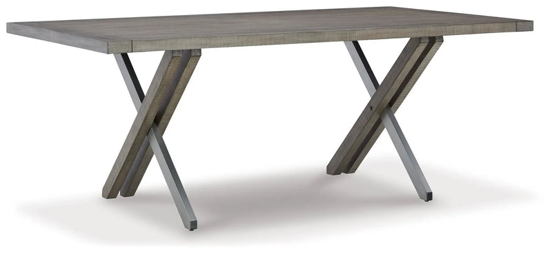 Krystanza - Rectangular Dining Room Table - Weathered Gray by Unique Piece Furniture