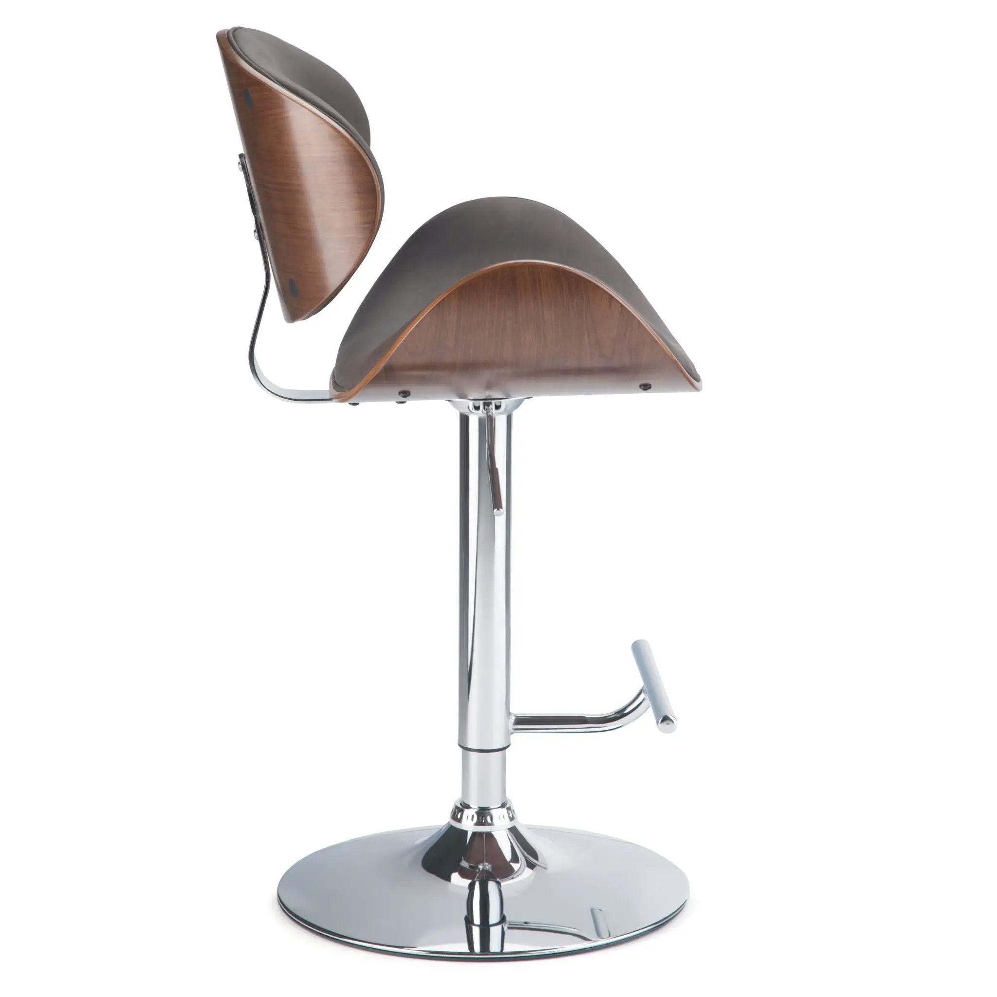 Marana - Multifunctional Handcrafted Bentwood Adjustable Swivel Bar Stool by Unique Piece Furniture
