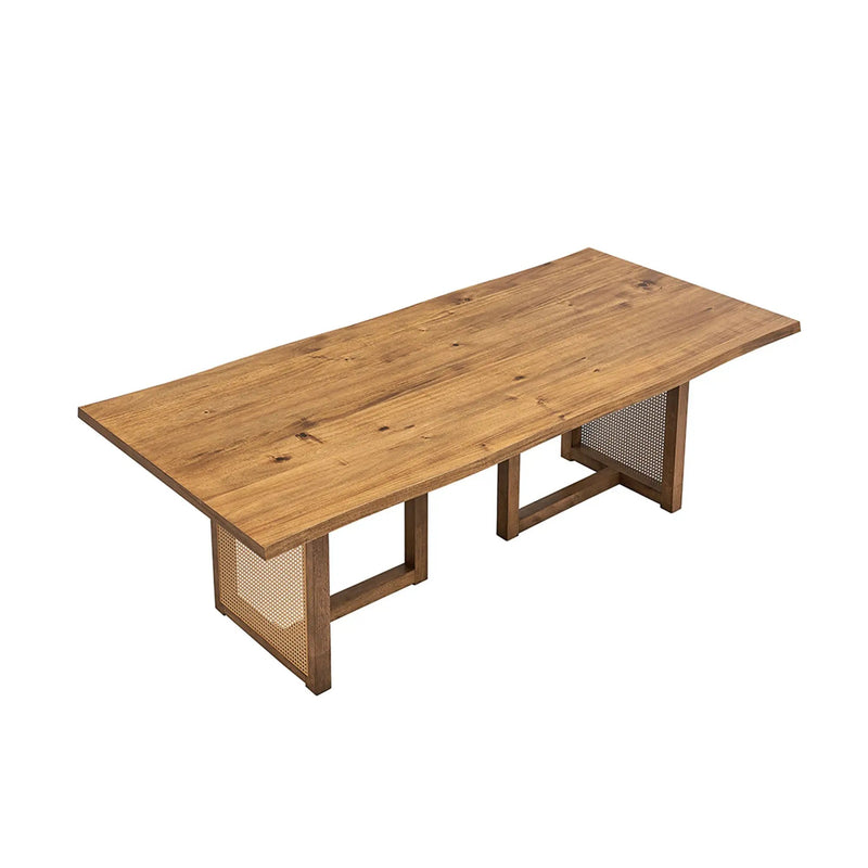 86.61 Inch Oversize Rectangular Waves Dining Table by HouseOfZazla