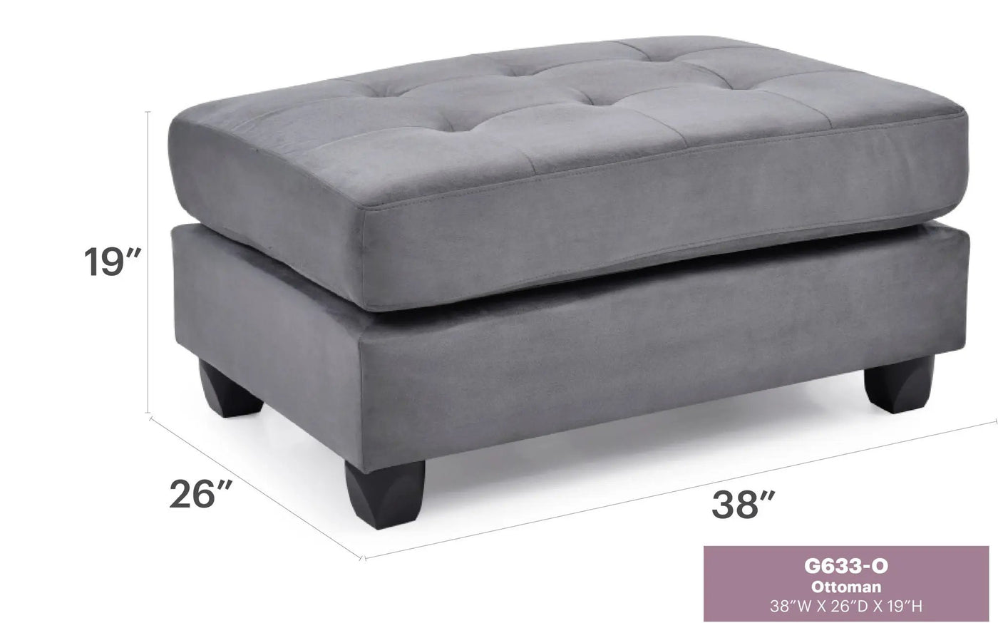 Chic Contemporary Ottoman by HouseOfZazla