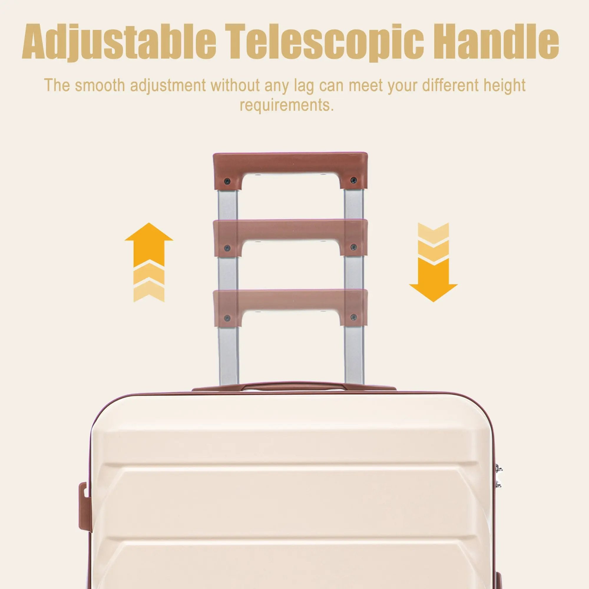 28 Inch ABS Hard Shell Large Travel Checked Luggage by HouseOfZazla