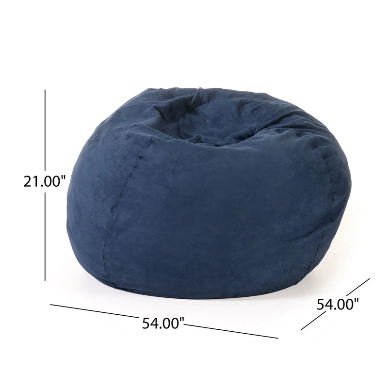 Comfortable High Density Shredded Foam Bean Bag Chair With Removable Cover by Unique Piece Furniture