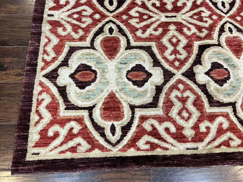 Portuguese Rug 9x12, Vintage Carpet, Handmade Wool Rug by Jewel Rugs
