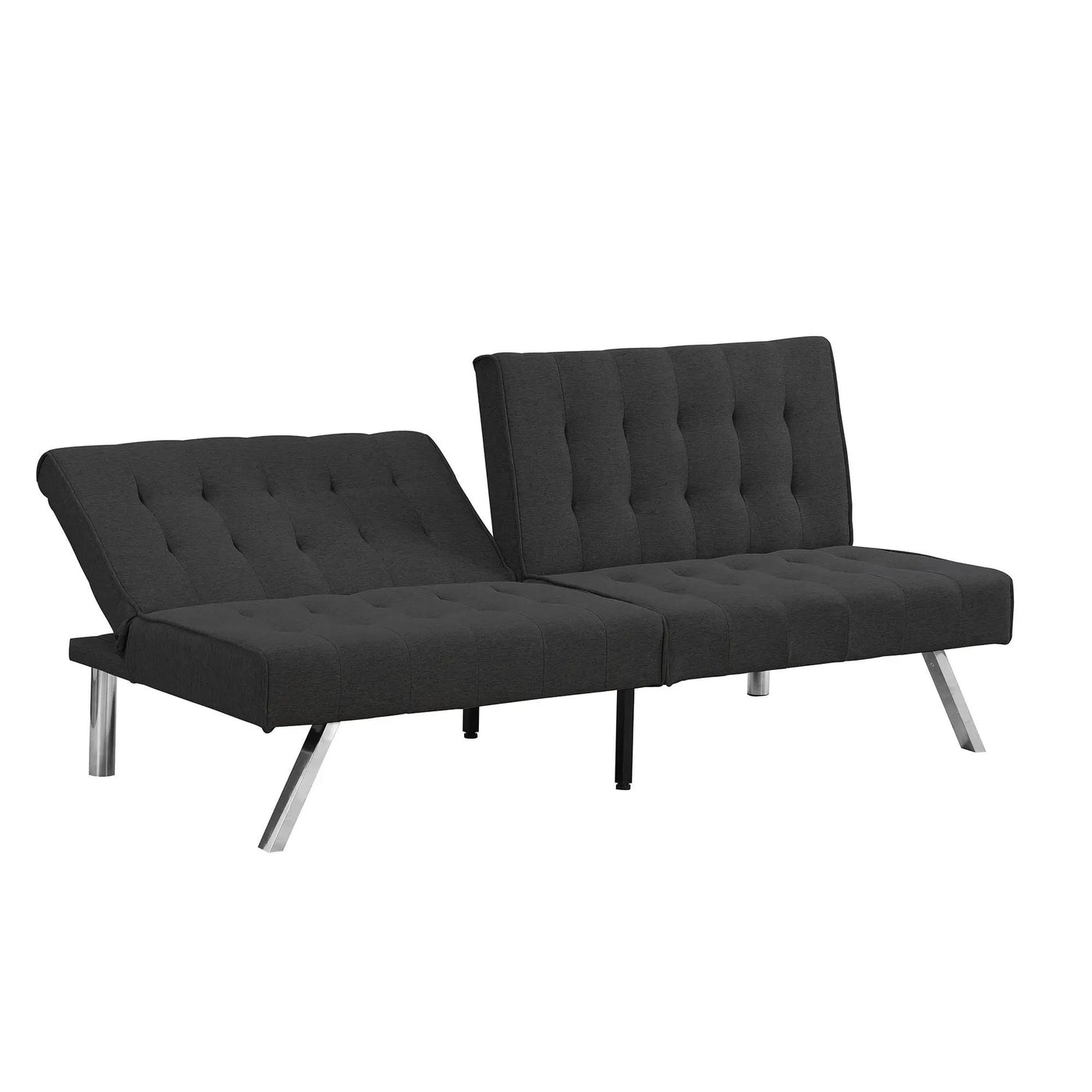Modern Sofa Bed With Wood Frame And Stainless Legs by Unique Piece Furniture