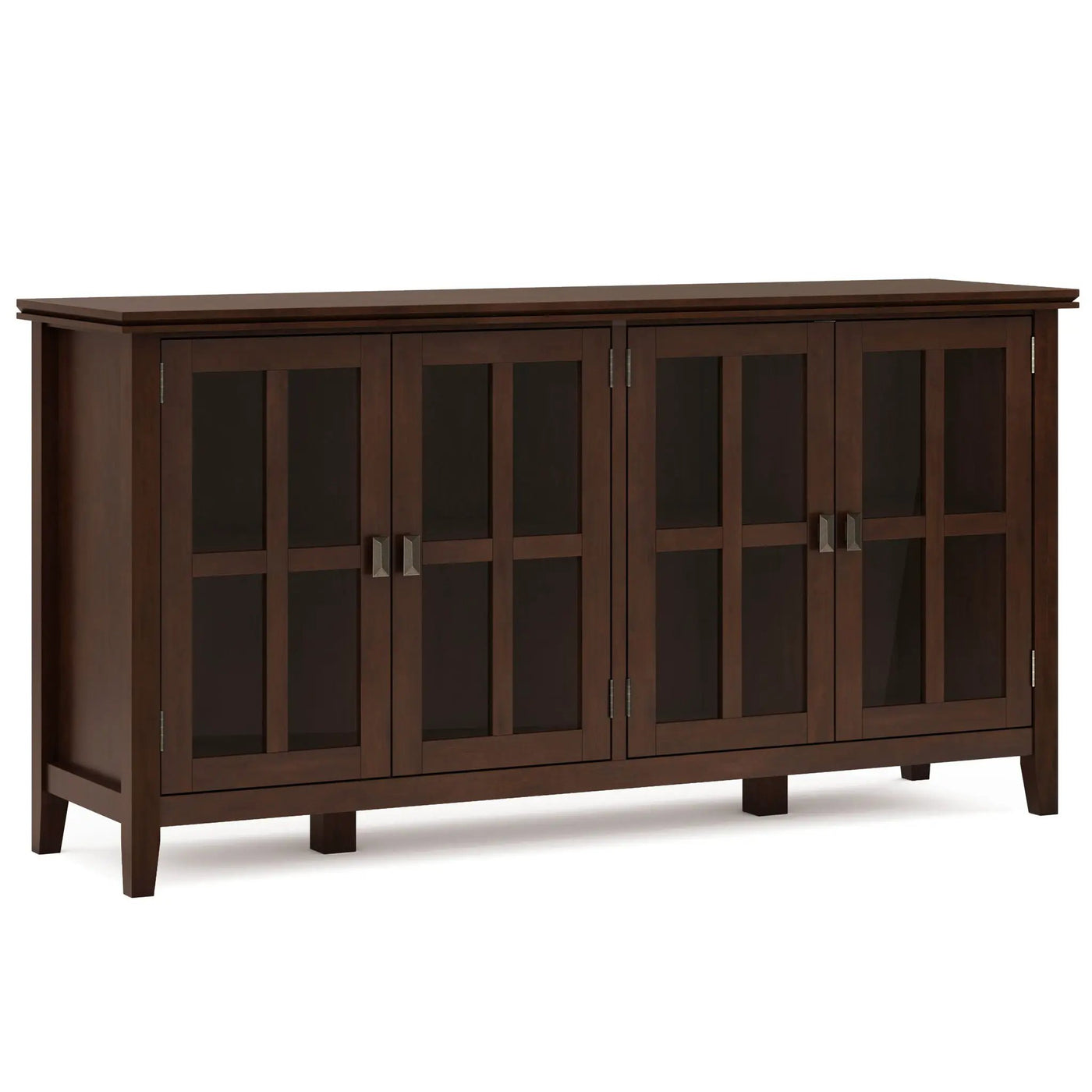 Artisan - Handcrafted Wide 4 Door Storage Cabinet by HouseOfZazla