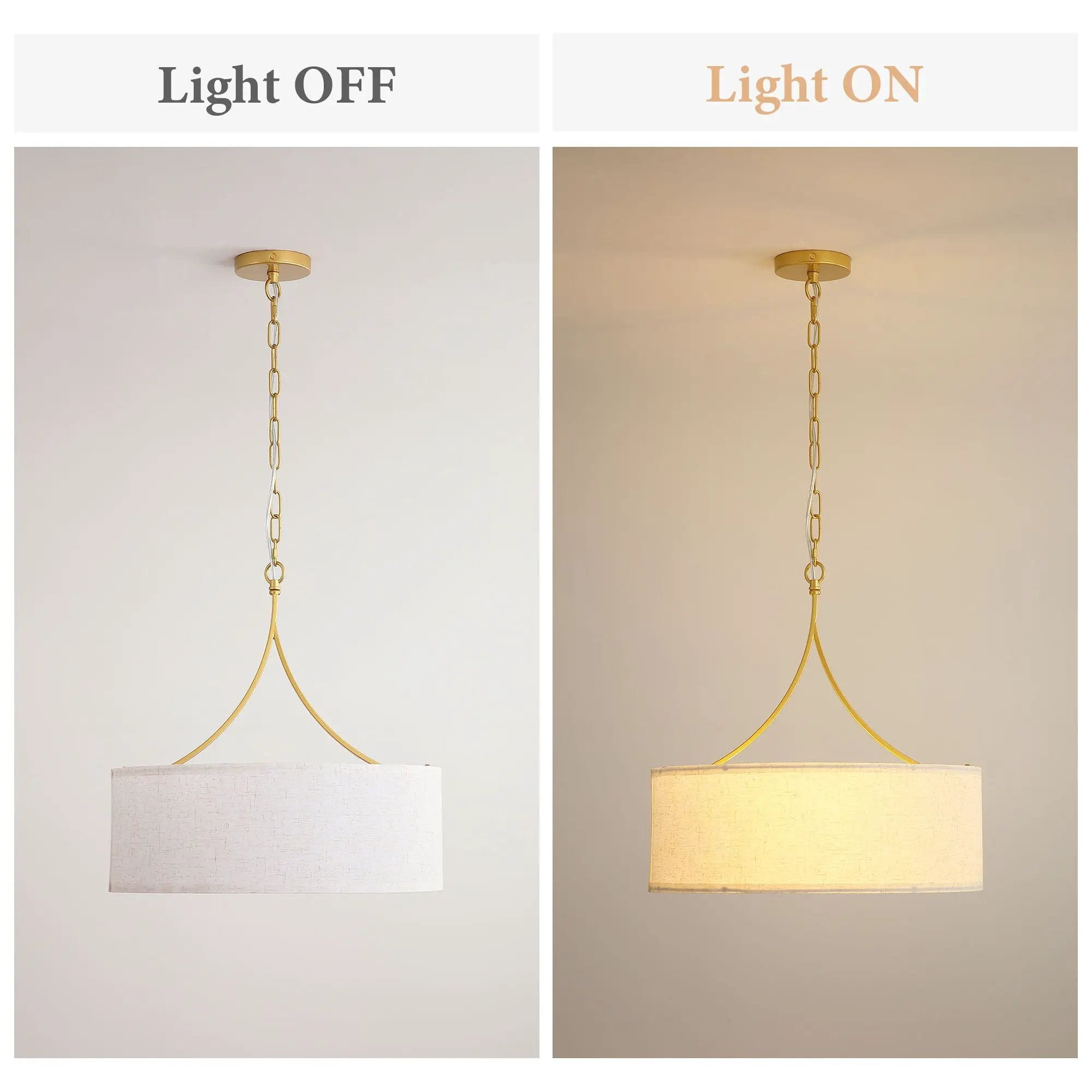 3 Light Drum Pendant Light by HouseOfZazla