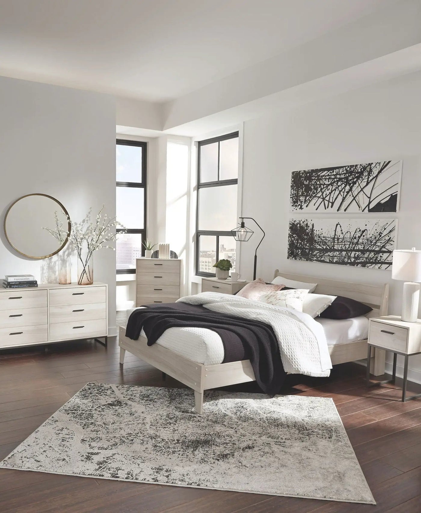 Socalle - Panel Platform Bed by Unique Piece Furniture
