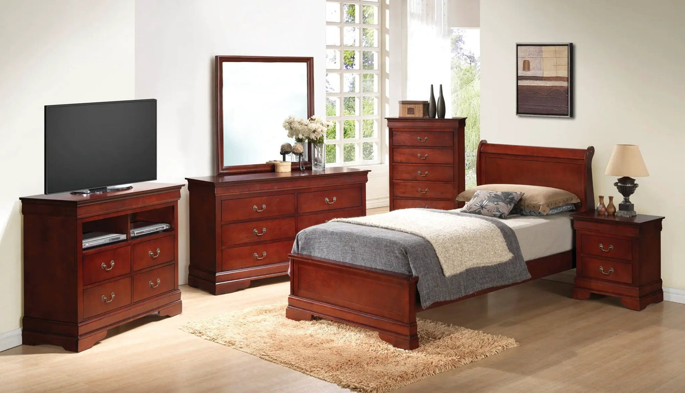 Sleigh Bed With Low Footboard by HouseOfZazla