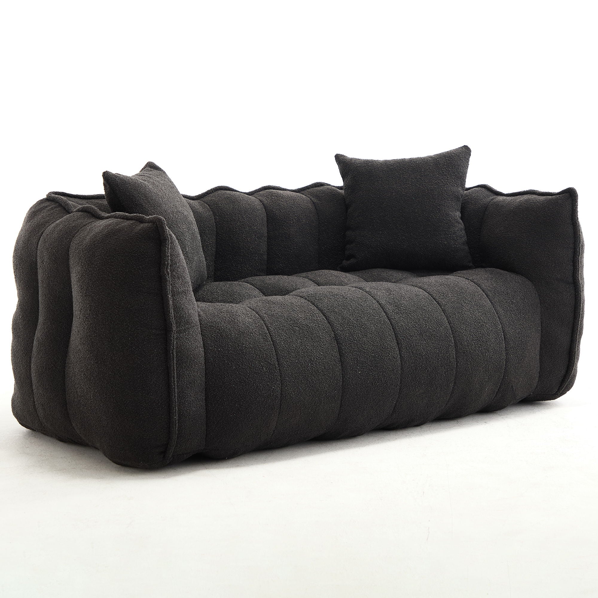 Cozy Beanbag Chair With High Resilience Foam Core For 2 by HouseOfZazla