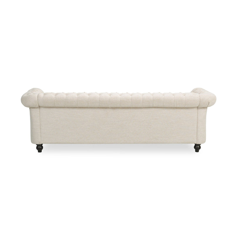 Chesterfield Style 3 Seater Sofa With Deep Button Tufting by HouseOfZazla