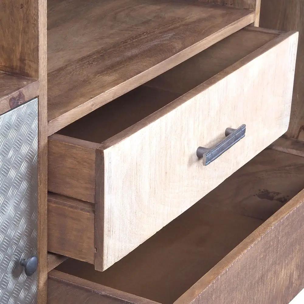 Rustic 2 Drawer Kitchen Island - Multi by HouseOfZazla