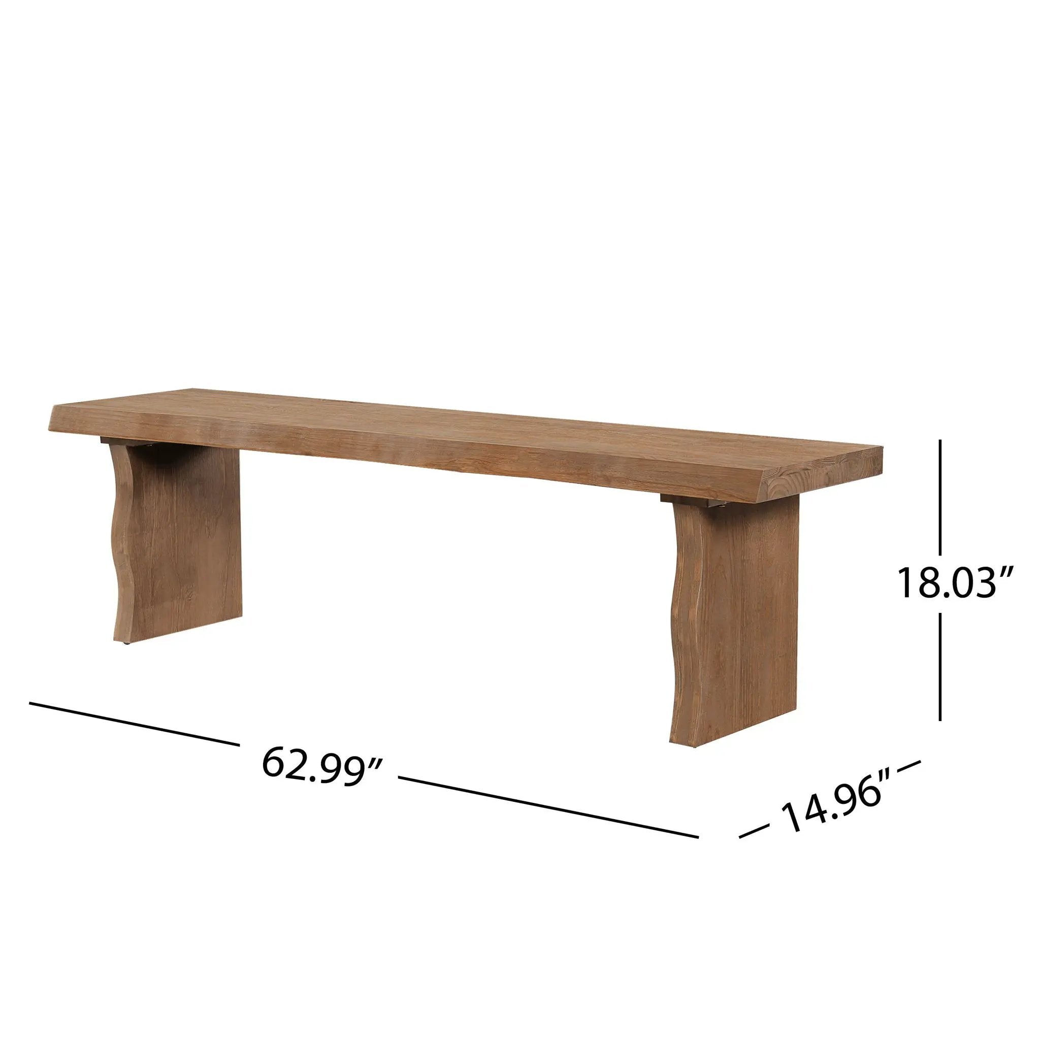 Indoor Dining Bench Fits 3 People - Pine by HouseOfZazla