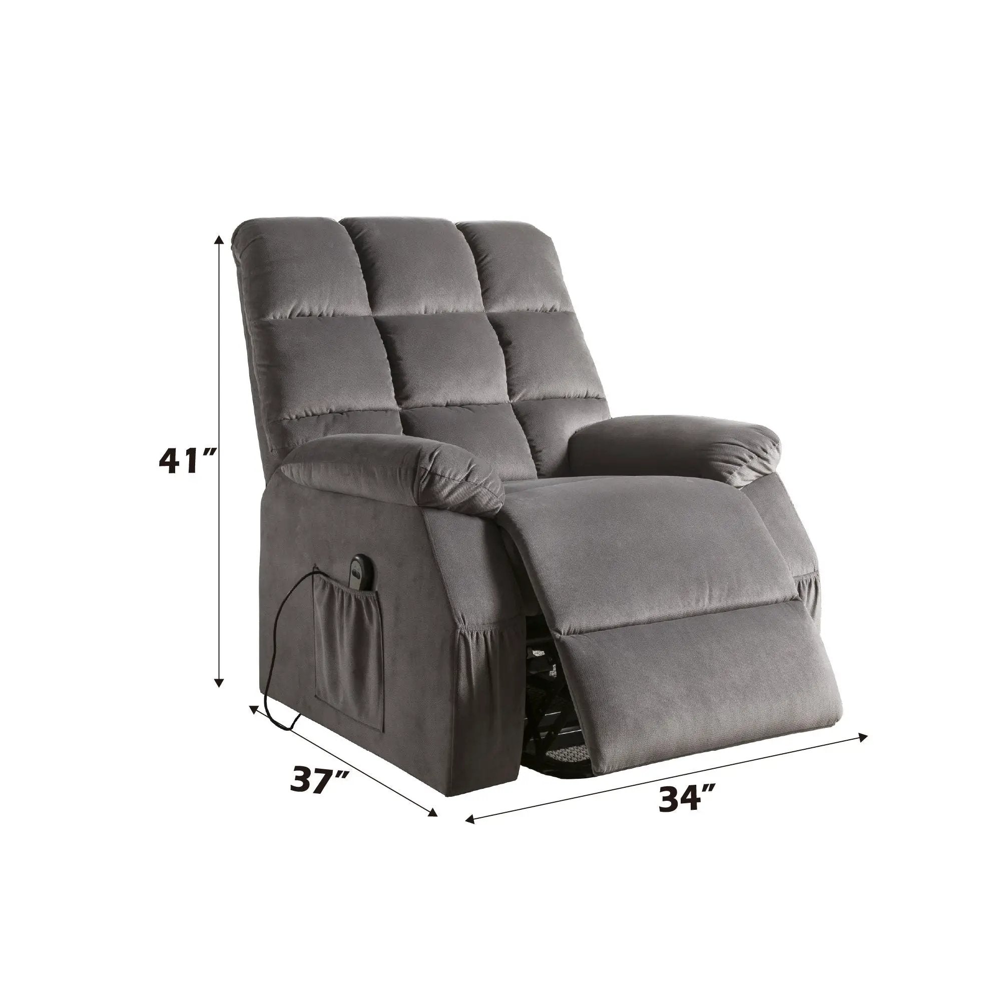 Ipompea - Recliner w/Power Lift & Massage by Unique Piece Furniture