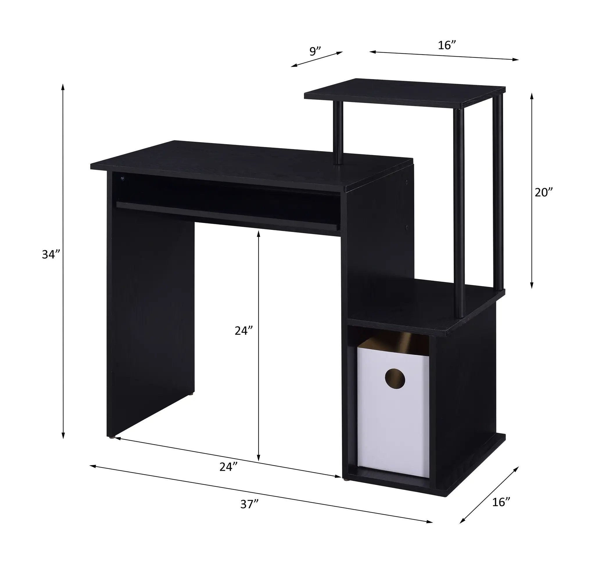 Lyphre Rectangular Computer Desk by HouseOfZazla
