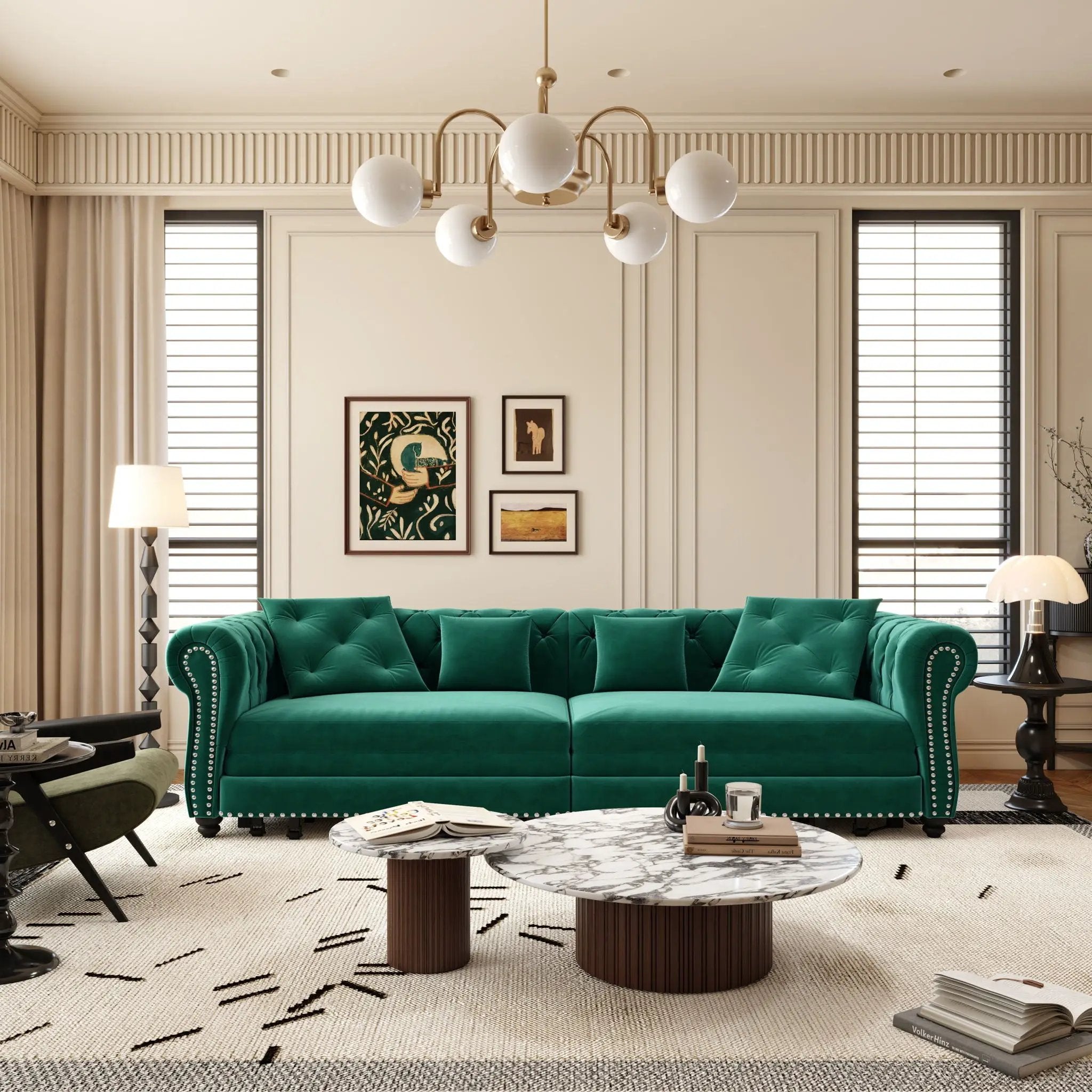 3 In 1 Pull Out Sofa Bed With Movable Ottoman by HouseOfZazla
