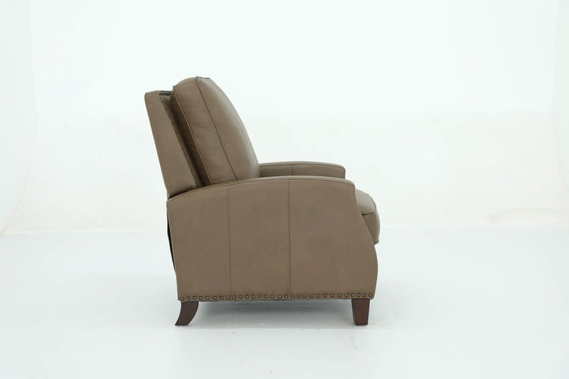 Melrose - Recliner Push Thru The Arm - Cashmere-Taupe by Unique Piece Furniture