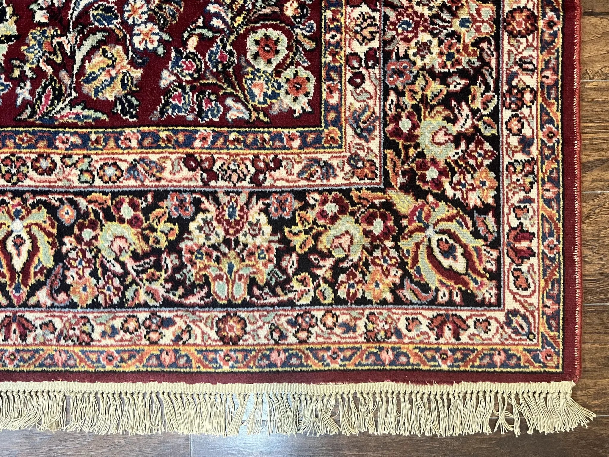 Karastan Rug 9x12 Red Sarouk #785, Wool Karastan Carpet, Discontinued Vintage, Original 700 Series, Karastan Area Rug by Jewel Rugs
