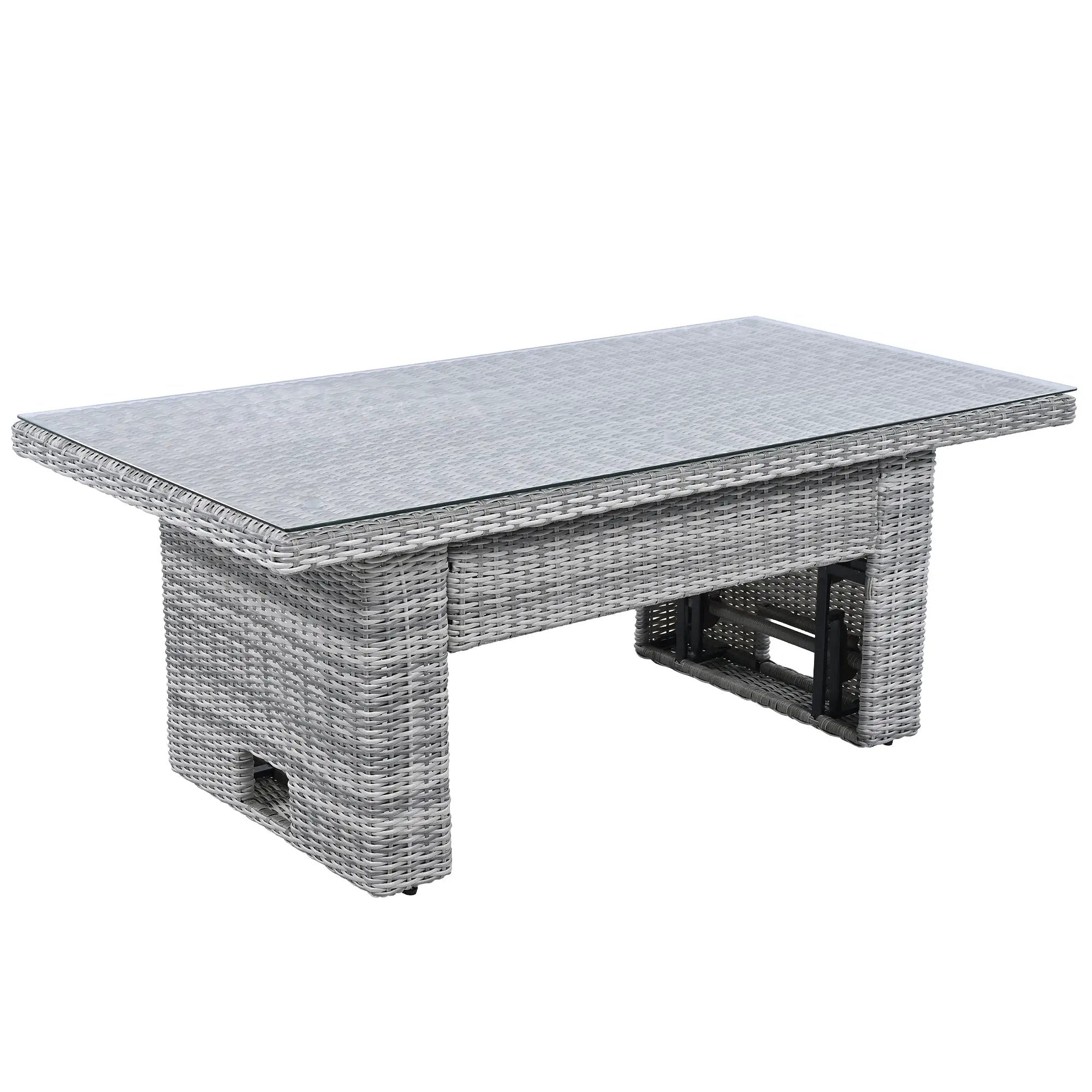 Outdoor Furniture Set Patio Rattan with Recliners and Tables by HouseOfZazla