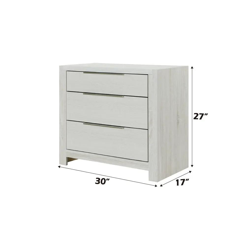 Jehoram - 3 Drawer Nightstand For Bedroom by Unique Piece Furniture
