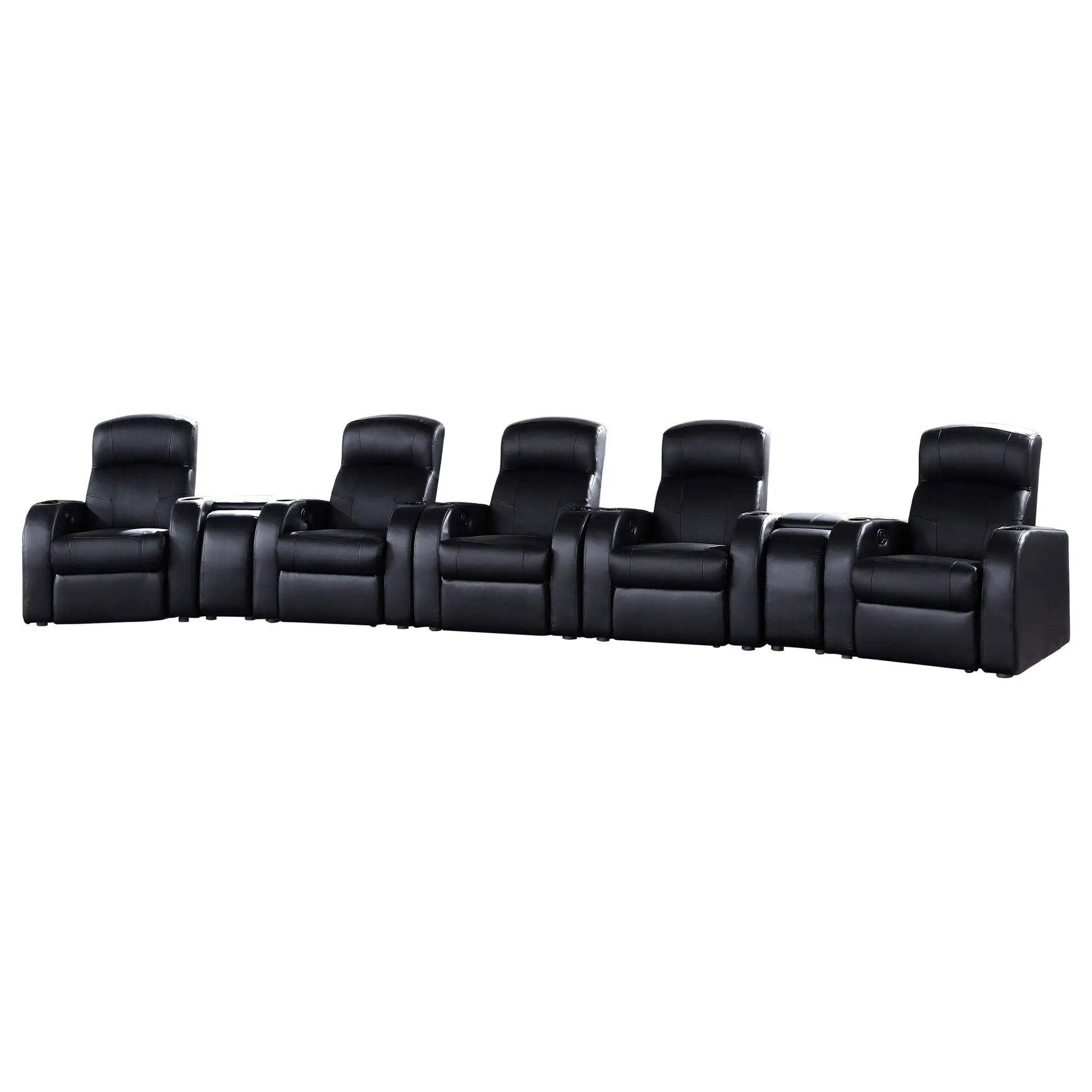 Cyrus 7-piece Upholstered Home Theater Seating by Unique Piece Furniture