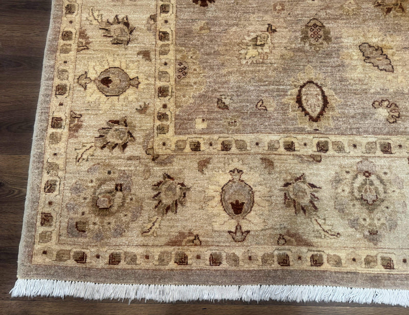 Pakistani Peshawar Rug 8x11, Indo Persian Mahal Carpet, Traditional Wool Oriental Rug by Jewel Rugs