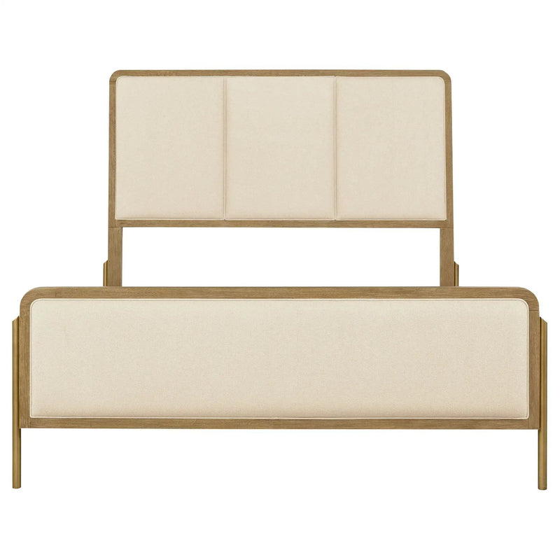 Arini 56-inch Eastern King Panel Bed Cream and Sand Wash by Unique Piece Furniture