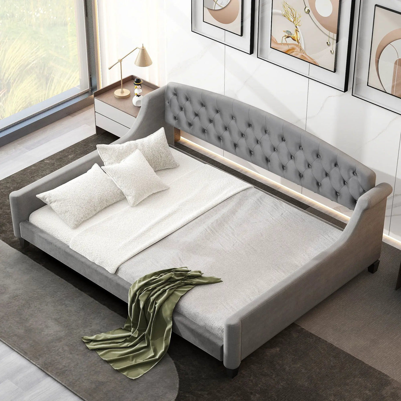 Modern Tufted Button Daybed by HouseOfZazla