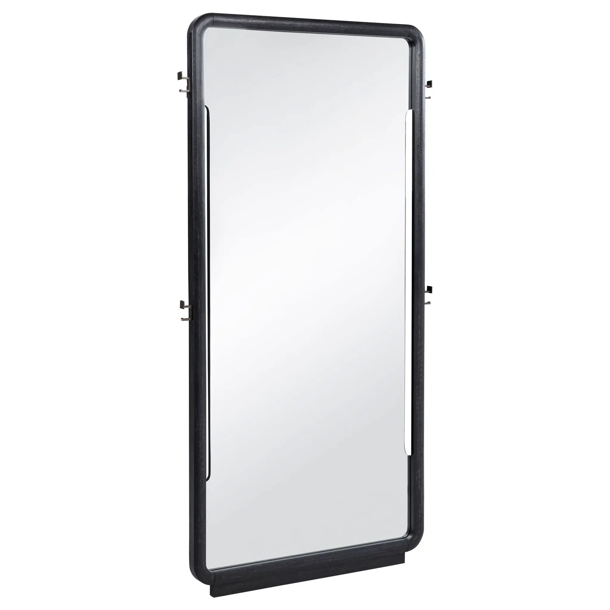 Leandro 76-inch Full Length Floor Mirror Burnished Black by Unique Piece Furniture
