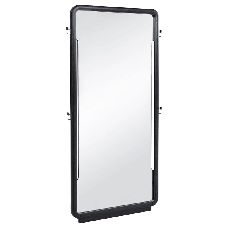 Leandro 76-inch Full Length Floor Mirror Burnished Black by Unique Piece Furniture