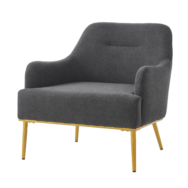 Modern Elegance Accent Chair With Curved Backrest by HouseOfZazla