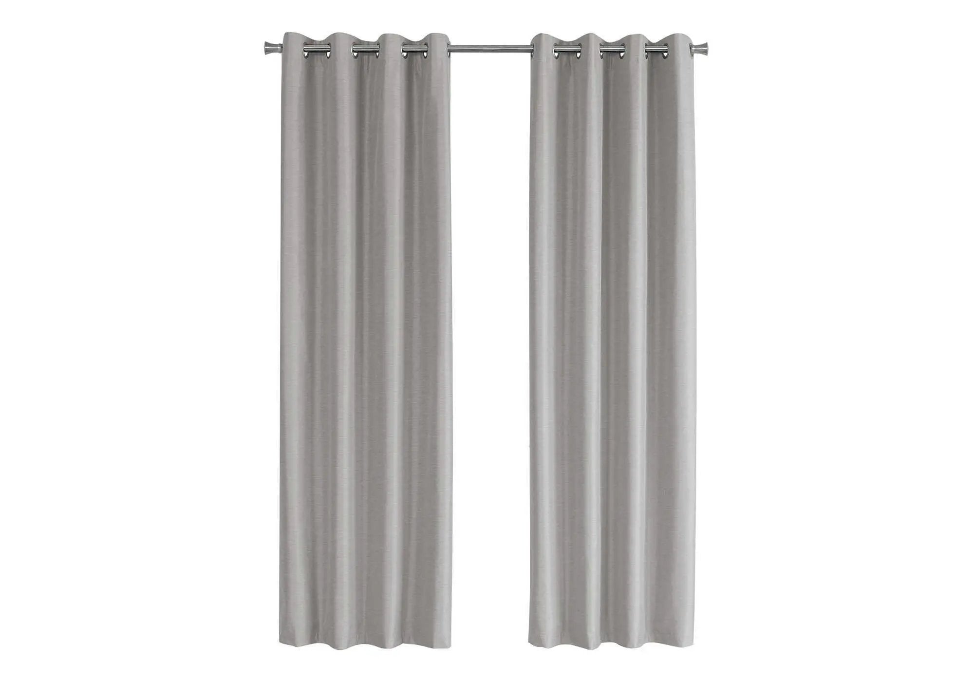 2 Pieces Set, Curtain Panel, Room Darkening, Grommet by Unique Piece Furniture