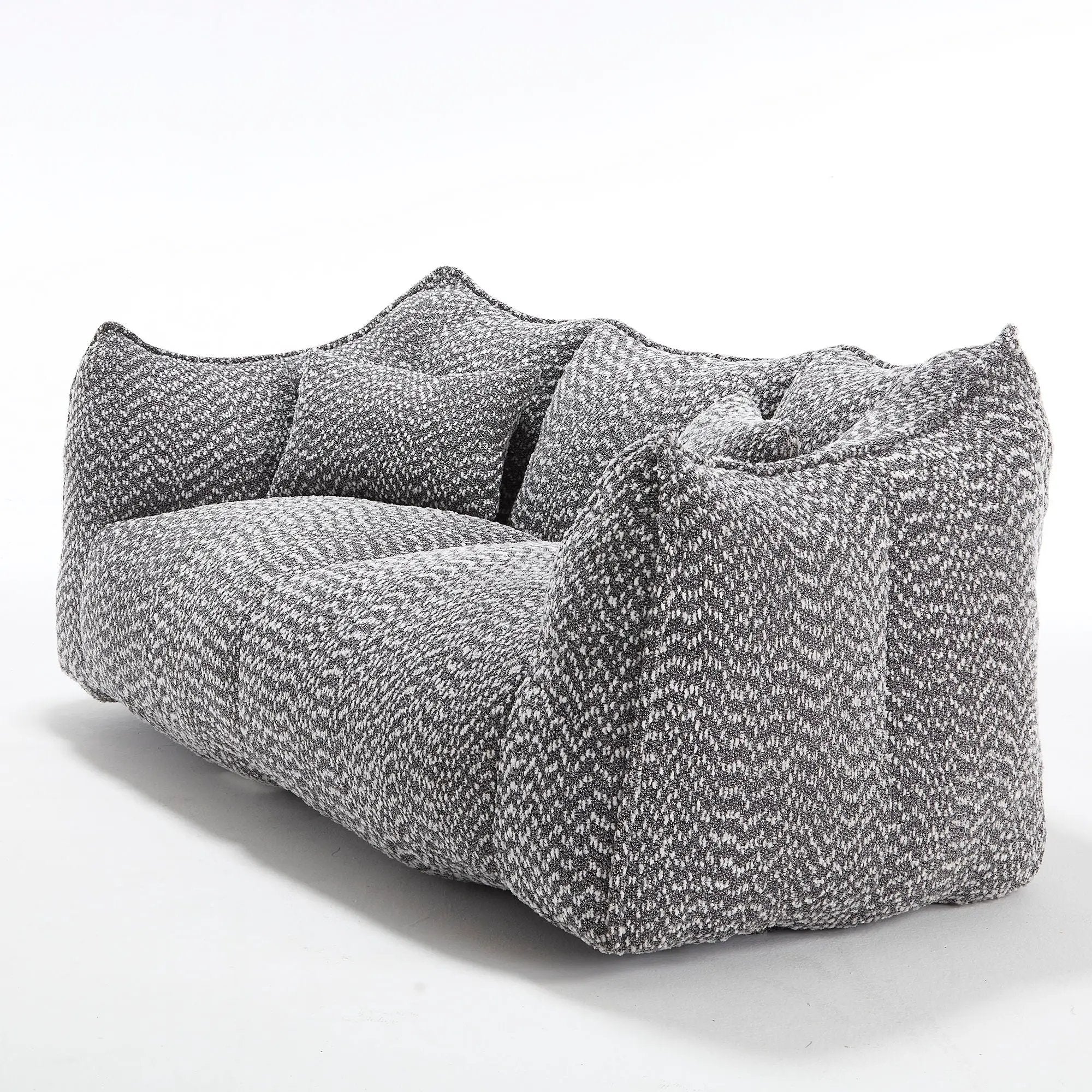 Comfortable Dual Beanbag Chair With High Resilience Foam Core For 2 People by HouseOfZazla