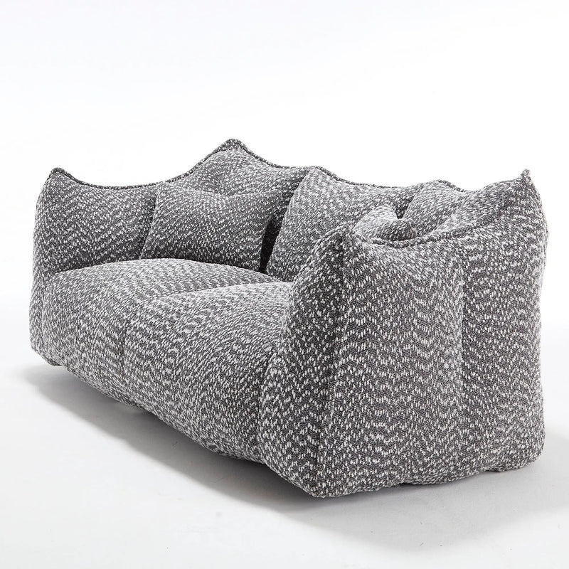 Comfortable Dual Beanbag Chair With High Resilience Foam Core For 2 People by HouseOfZazla