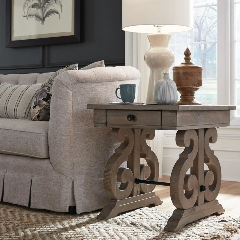 Tinley Park - Rectangular End Table - Dove Tail Gray by Unique Piece Furniture