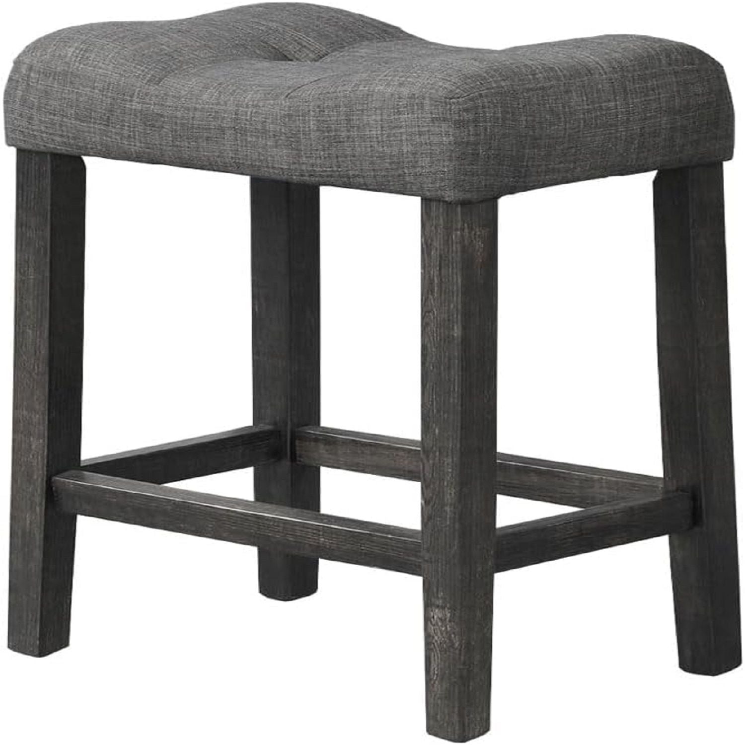 Transitional Counter Dining Set With 4 Tufted Stools by HouseOfZazla