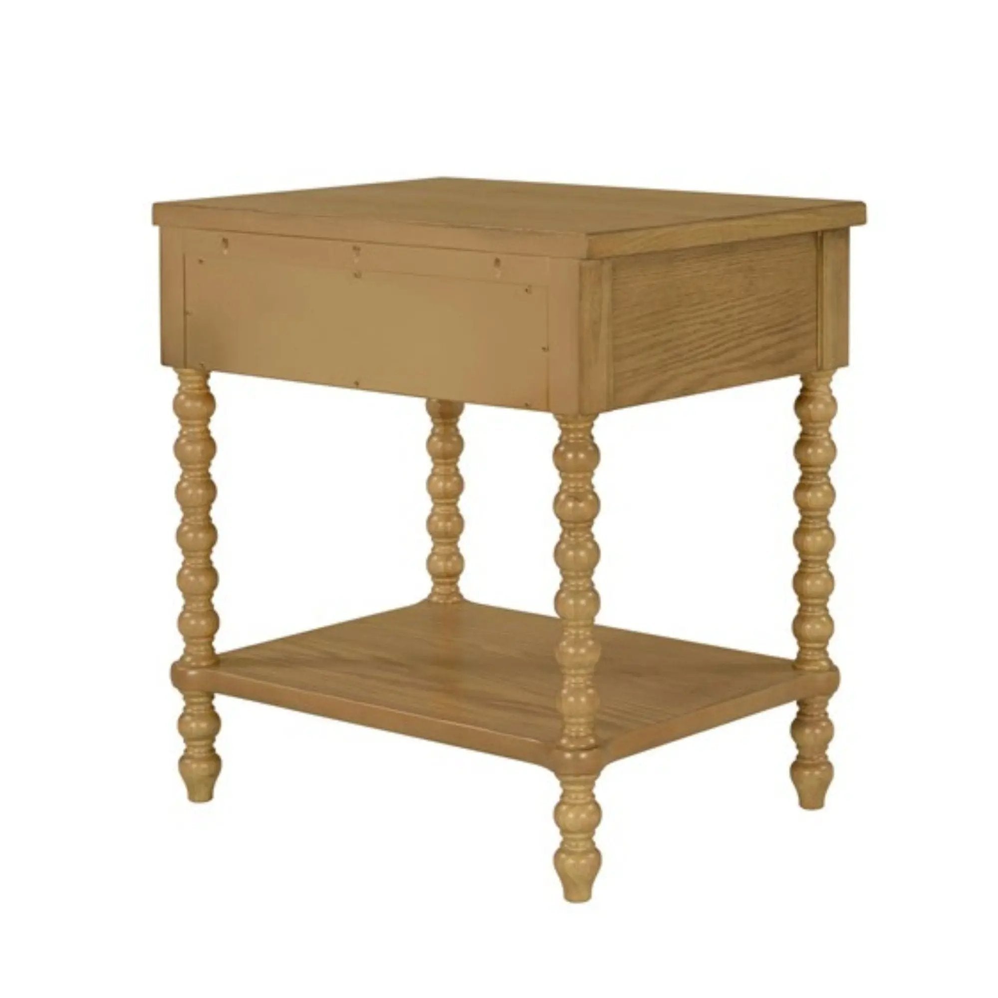 Traditional Durable Nightstand Table With Drawer And Shelf by Unique Piece Furniture