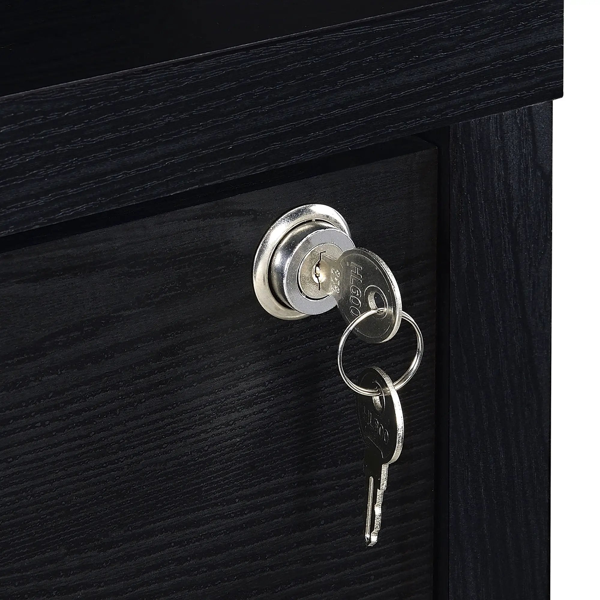 Geary - 3 Shelf Bookcase With USB Charging And Lockable Top Drawer